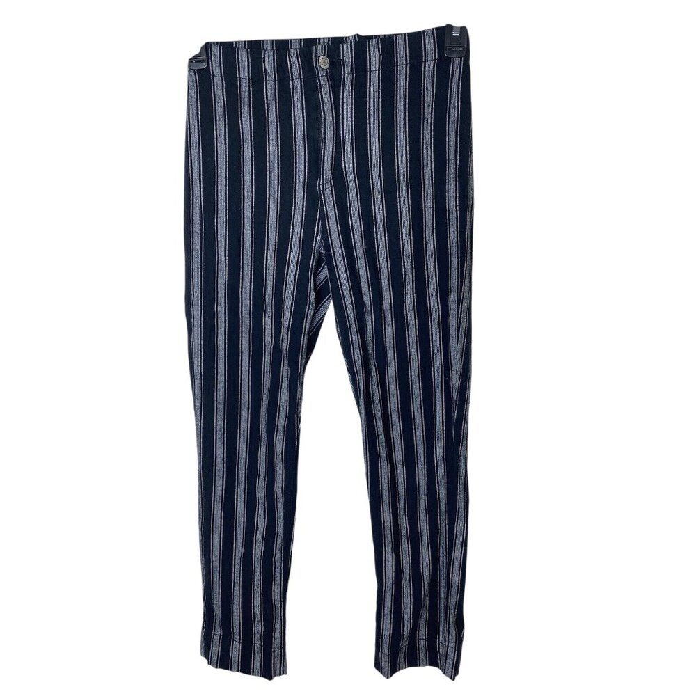 Brandy Melville Striped Low Rise Pants One Size • Y2K Grunge Straight Leg
